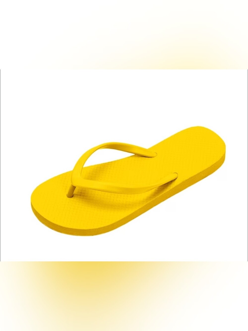 2 Wonder Nation Yellow & Black Classic Flip Flops
